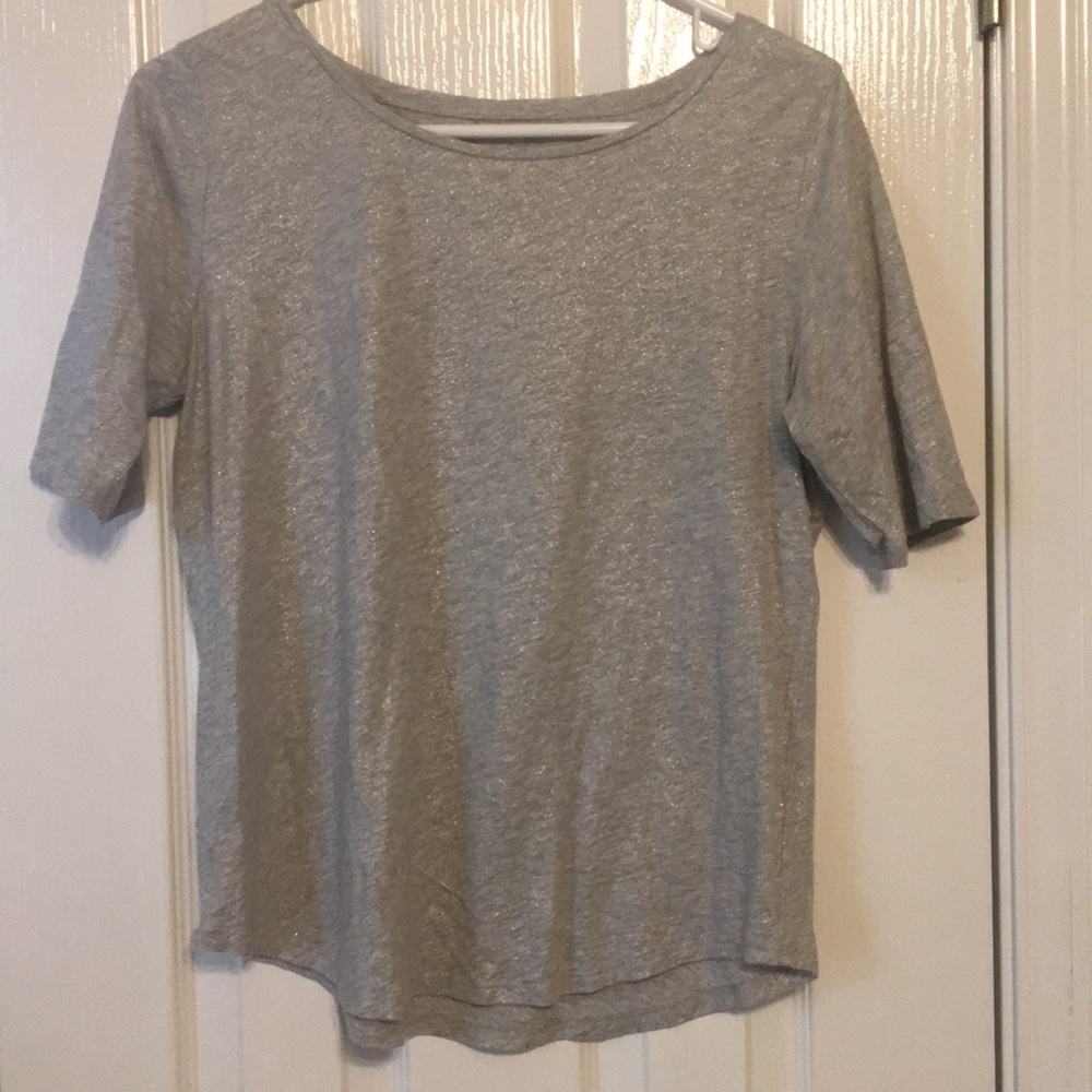 Sparkle grey top from Loft